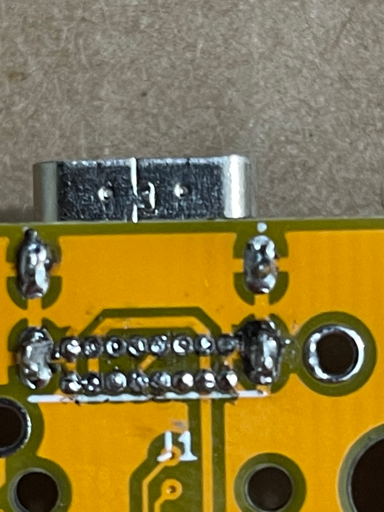 Tight Connector Soldering